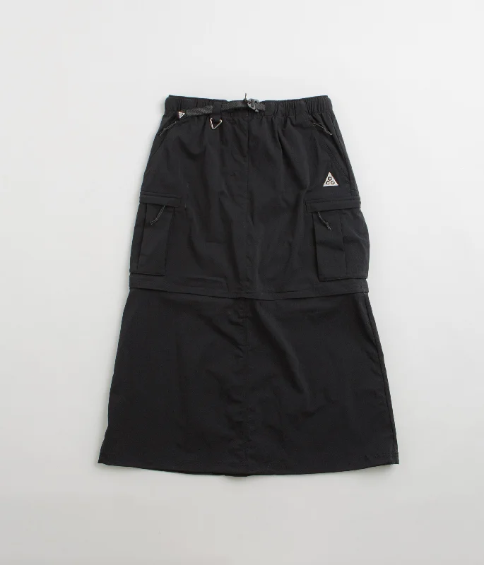 Pants-Regular-Fit-Nike ACG Womens Smith Summit Zip-Off Skirt - Black / Summit White