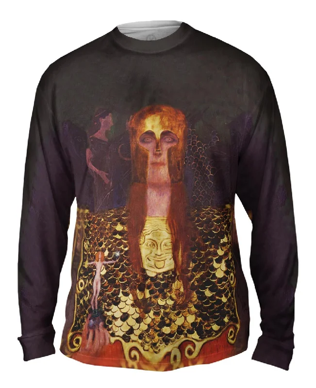 Long-Sleeve-Washable-Gustav Klimt -"Pallas Athena" (1898)