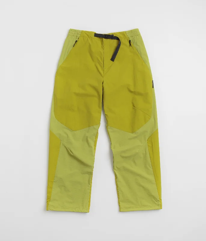 Pants-White-Purple Mountain Observatory Blocked Terrain Pants - Mustard