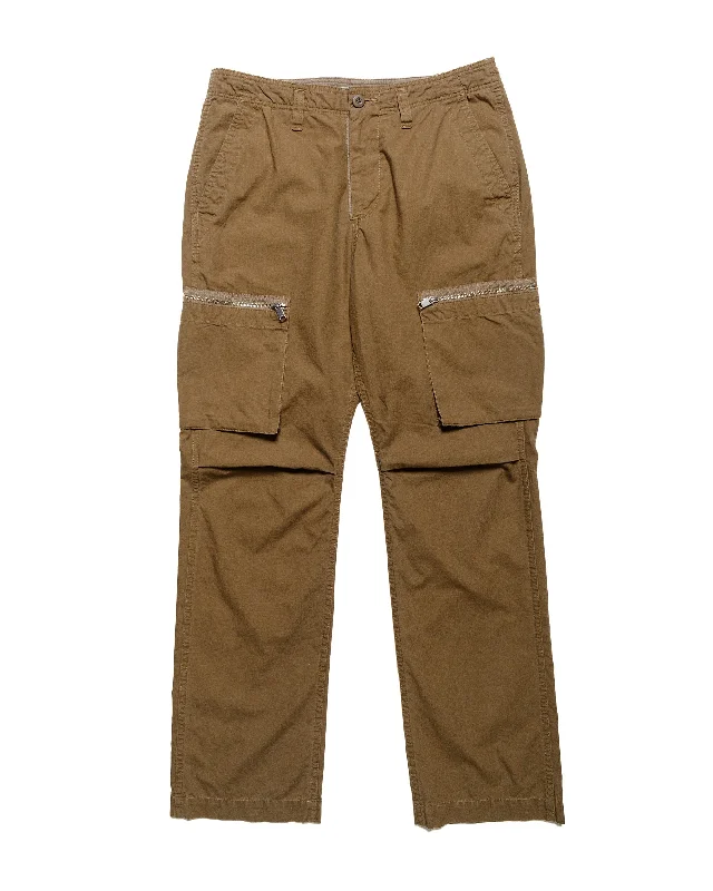 Pants-Striped-nonnative Trooper 6P Trousers Cotton Ripstop Light Brown