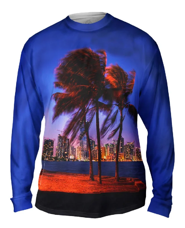 Long-Sleeve-Stylish-Miami Skyline