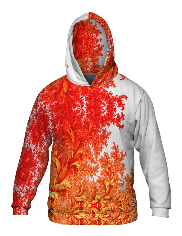 Hoodie-Regular-Fit-Flora Flowers Fractal