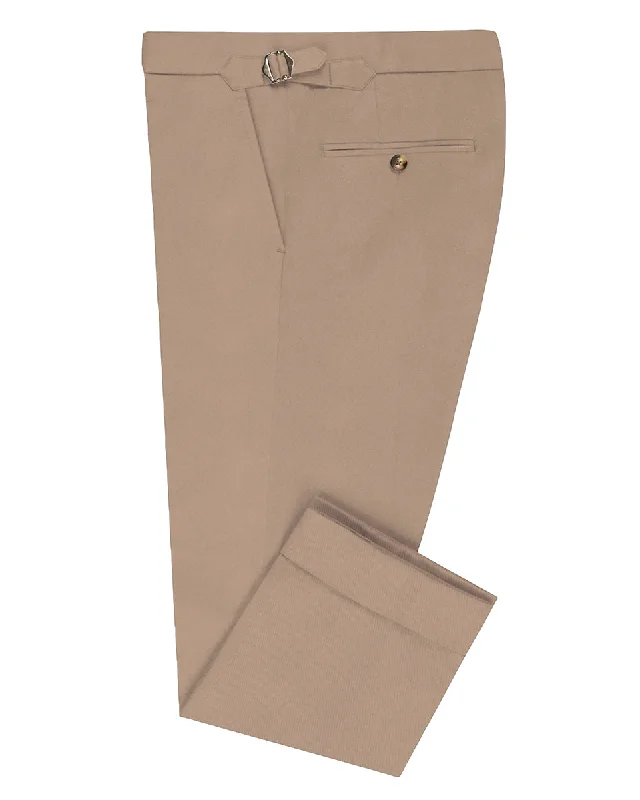 Pants-Techwear-Sand Brown Washed Chino