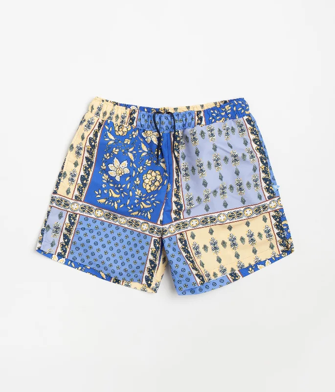 Shorts-Khaki-Reception Swim Shorts - Multicolour