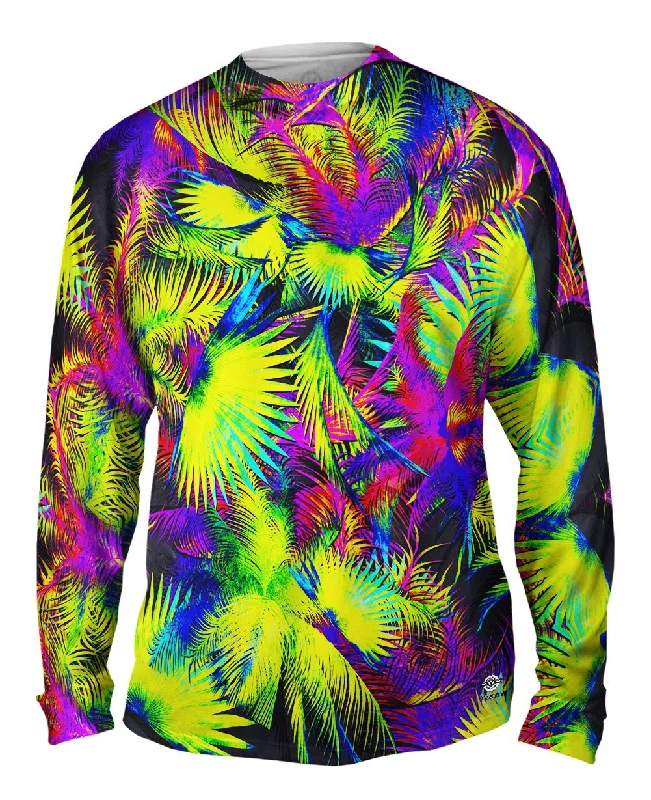 Long-Sleeve-Moisture-Wicking-Neon Palm Jungle