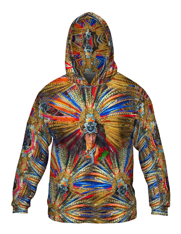 Hoodie-Slim-Fit-Aztec Tribal Warrior