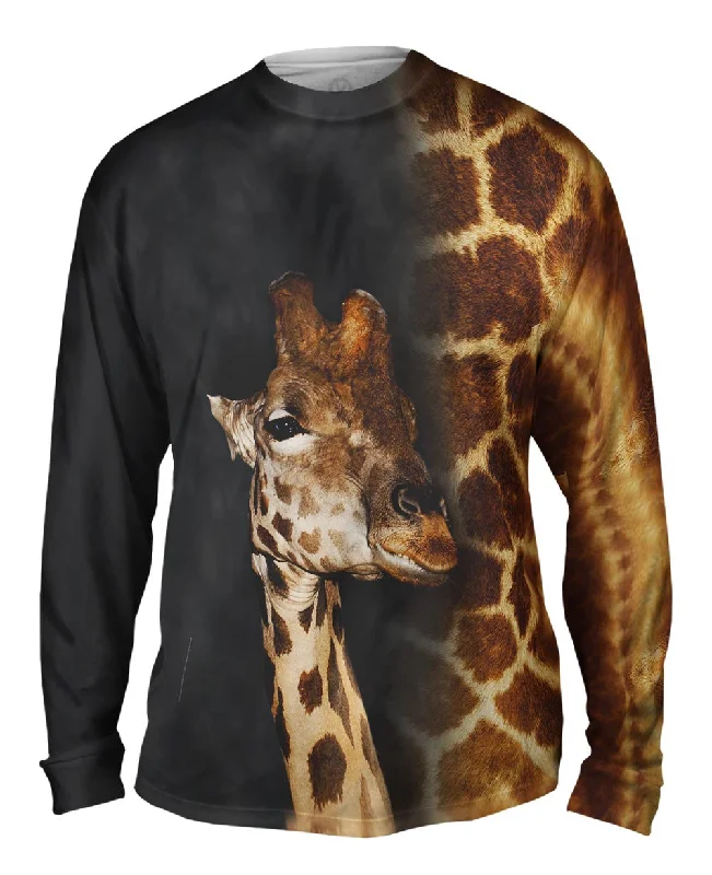 Long-Sleeve-Cotton-Giraffe Half Skin