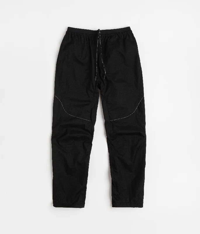 Pants-Streetwear-and wander Breath Rip Light Pants - Black