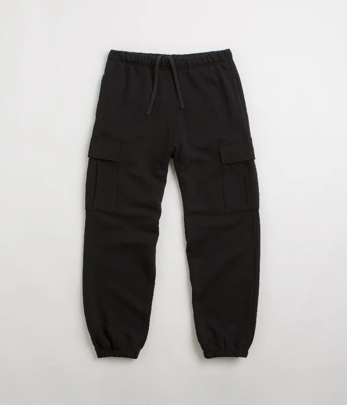 Pants-Brown-Carhartt Cargo Sweatpants - Black