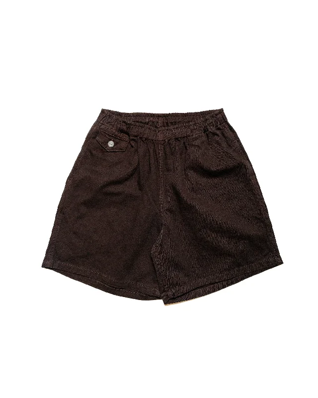 Shorts-Quick-Dry-The Real McCoy's MP22015 Cotton Drill Swim Shorts (Over-Dyed) Black