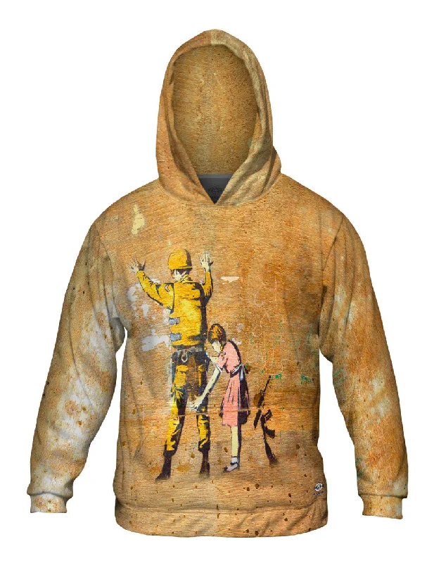 Hoodie-Breathable-Banksy Bethlehem Wall Graffiti