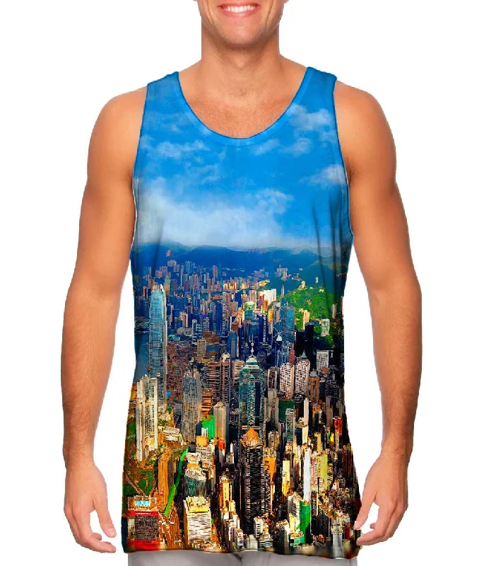 Tank-Top-Retro-City In Bloom