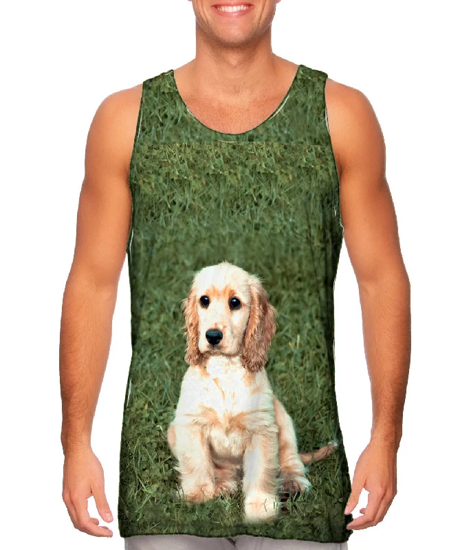 Tank-Top-Relaxed-Fit-Adoreable Cocker Spaniel