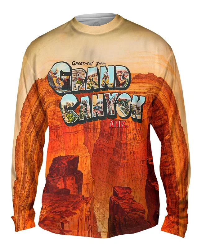 Long-Sleeve-Unisex-Greetings From The Grand Canyon 063