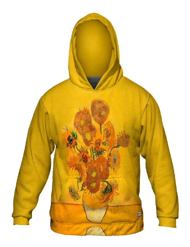 Hoodie-Streetwear-Vincent Van Gogh - "Sunflowers(London version)" (1889)