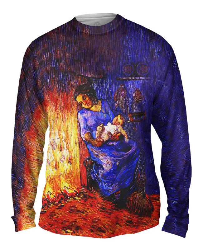 Long-Sleeve-Premium-Vincent Van Gogh - "Man Is At Sea" (1889)