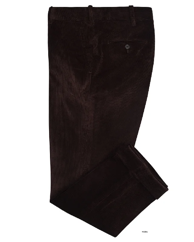 Pants-Spandex-Brisbane Moss Brown Corduroy