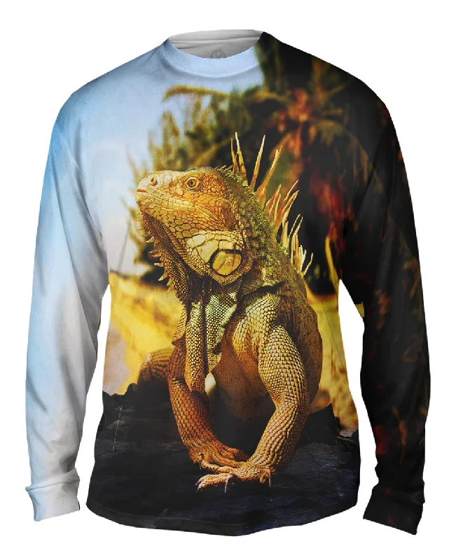 Long-Sleeve-Durable-Coast Beach Iguana