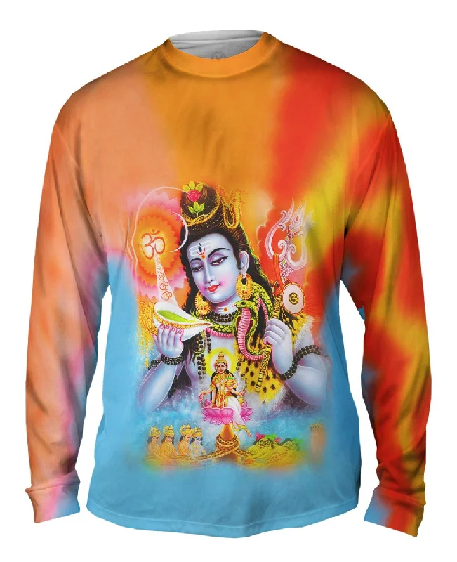 Long-Sleeve-Yoga-Hindu God - "Lord Shiva Shankar"