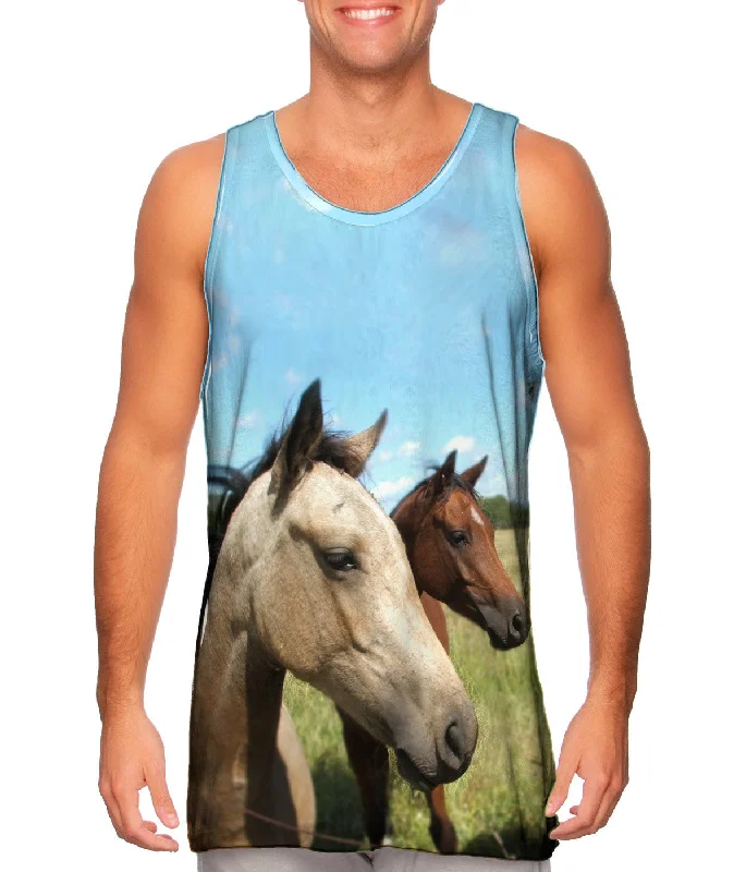 Tank-Top-Punk-Beautiful Pair Of Horses