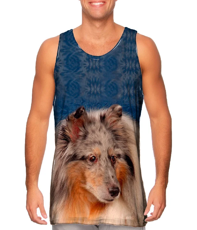 Tank-Top-Blue-Bewildered Collie