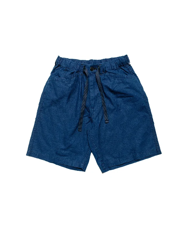 Shorts-Performance-Post O'Alls E-Z Travail Shorts Cotton/Linen Sheeting Indigo