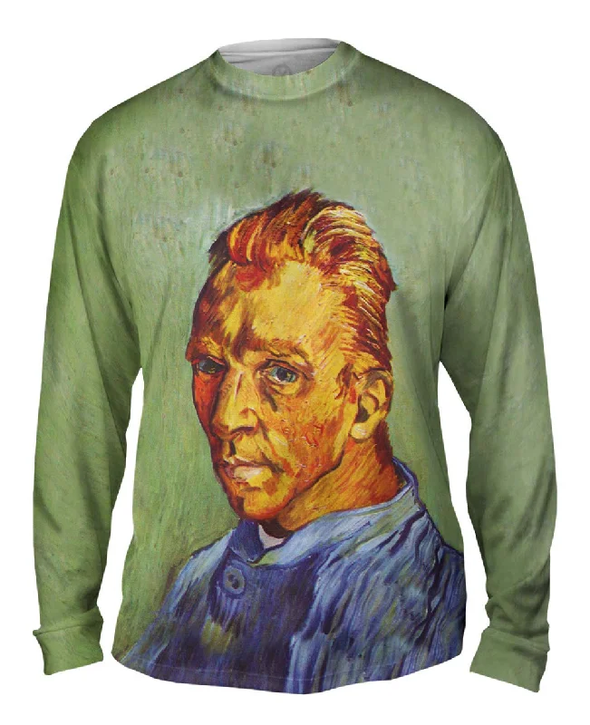 Long-Sleeve-Stylish-Vincent van Gogh - "Self Portrait Without Beard" (1889)