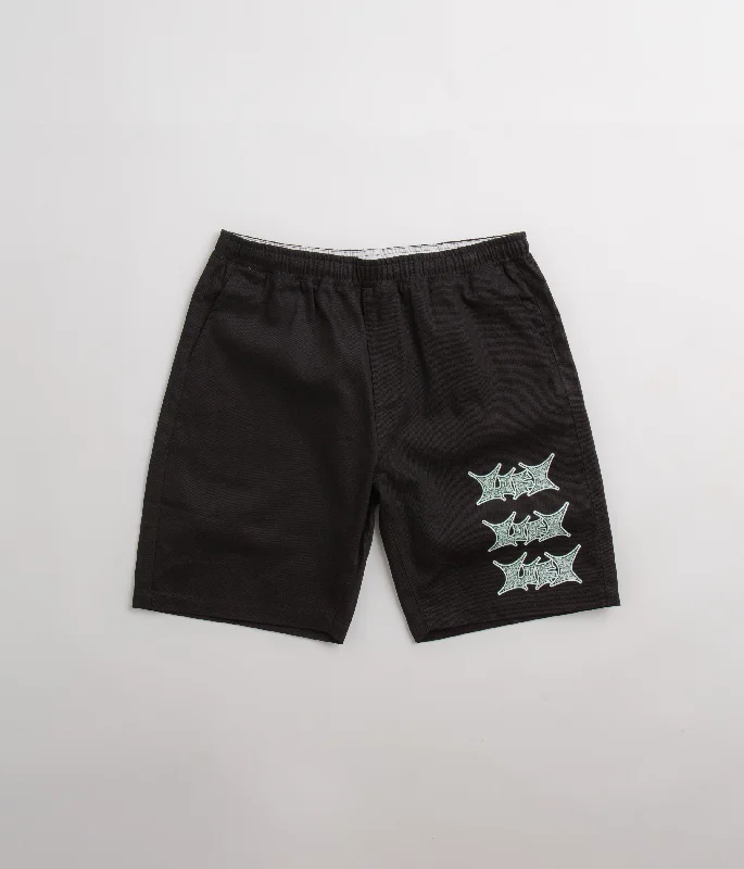 Shorts-Straight-Leg-Lo-Fi Static Work Shorts - Black