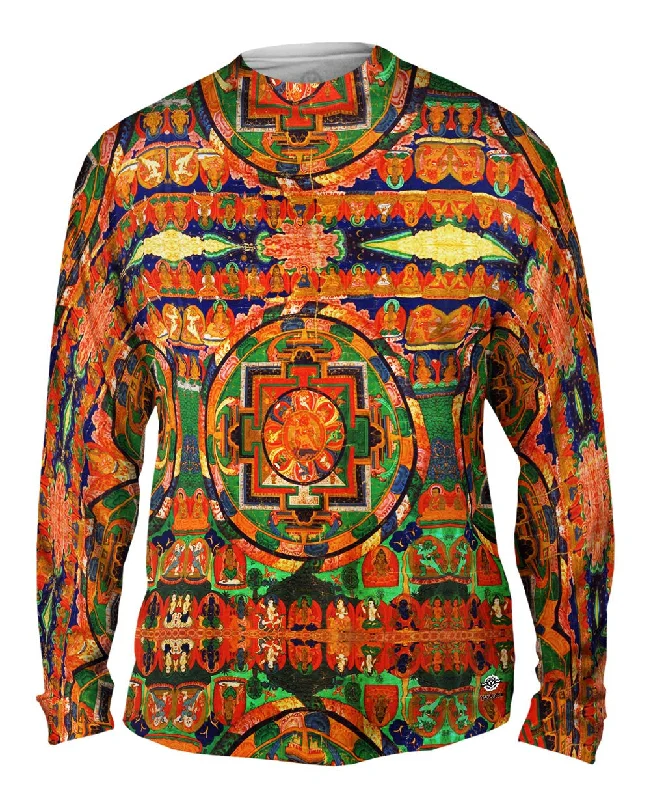 Long-Sleeve-Basketball-Anonymous - "Tibetan Five Deity Mandala" (1700)