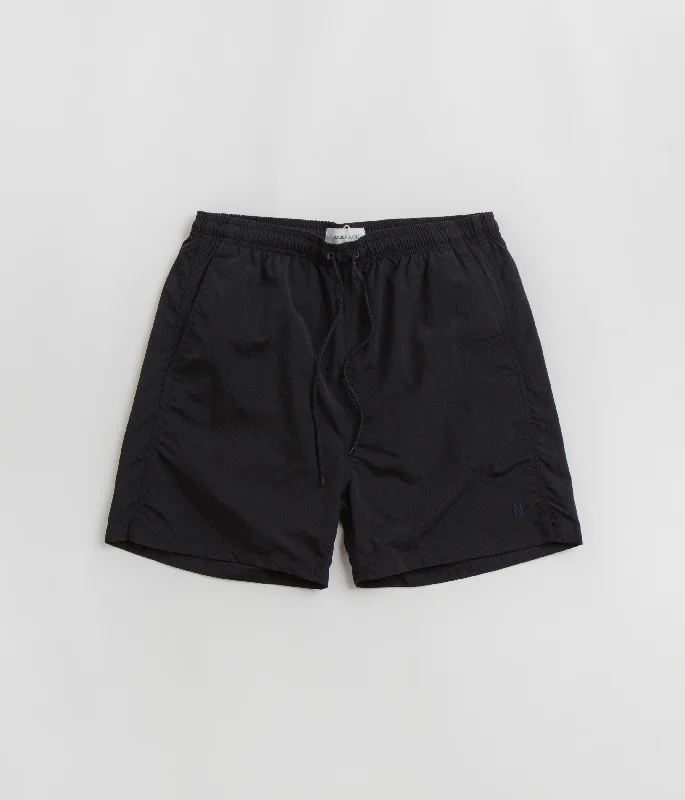 Shorts-Loose-Fit-Norse Projects Hauge Recycled Nylon Swimmer Shorts - Dark Navy