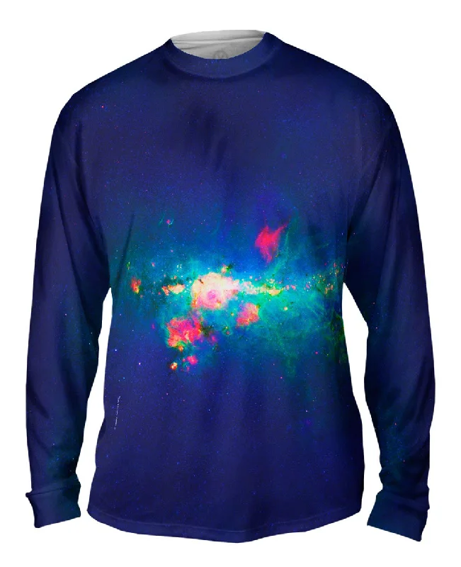 Long-Sleeve-Slim-Fit-Downtown Milky Way Space Galaxy