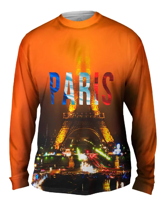 Long-Sleeve-Sustainable-Paris Pride Eiffel Tower At Night