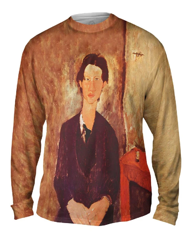 Long-Sleeve-Polyester-Amedeo Modigliani - "Portrait of Chaim Soutine" (1916)