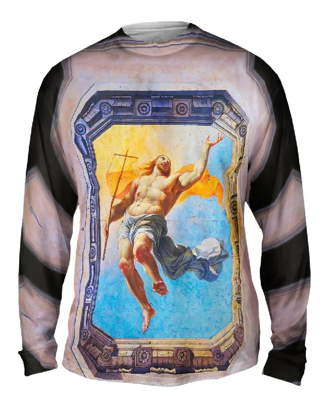 Long-Sleeve-Camping-Jesus Fresco Ceiling