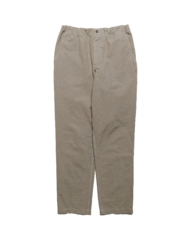 Pants-Button-Fly-Norse Projects Ezra Relaxed Cotton Linen Trouser Clay