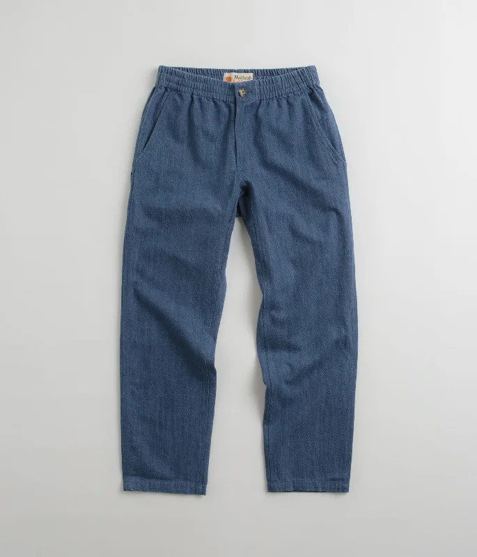 Pants-Combat-Mollusk Pinnacle Pants - Indigo Denim