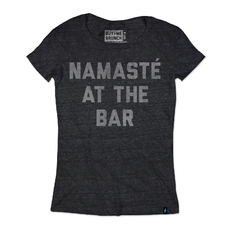 T-Shirt-Mock-Neck-Namaste Tee