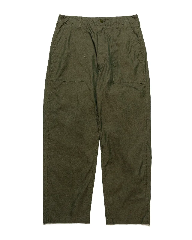 Pants-Vintage-Engineered Garments Fatigue Pant Olive CP Weather Poplin