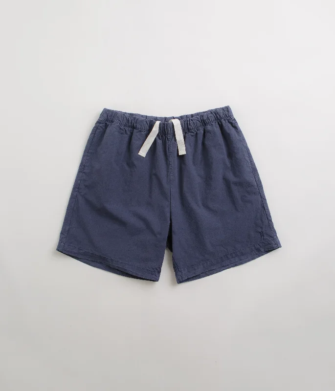 Shorts-Techwear-Norse Projects Per Cotton Tencel Shorts - Calcite Blue