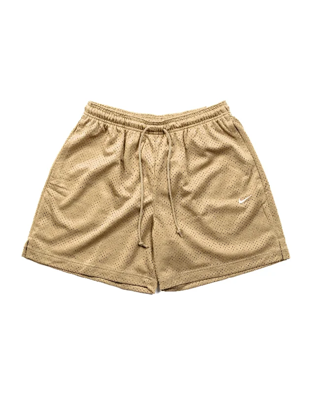 Shorts-Zip-Fly-Nike Sportswear Authentics Mesh Shorts Khaki