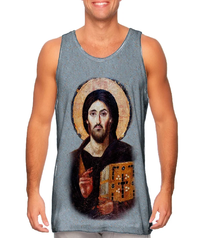 Tank-Top-Yoga-"Oldest Christ Depiction"