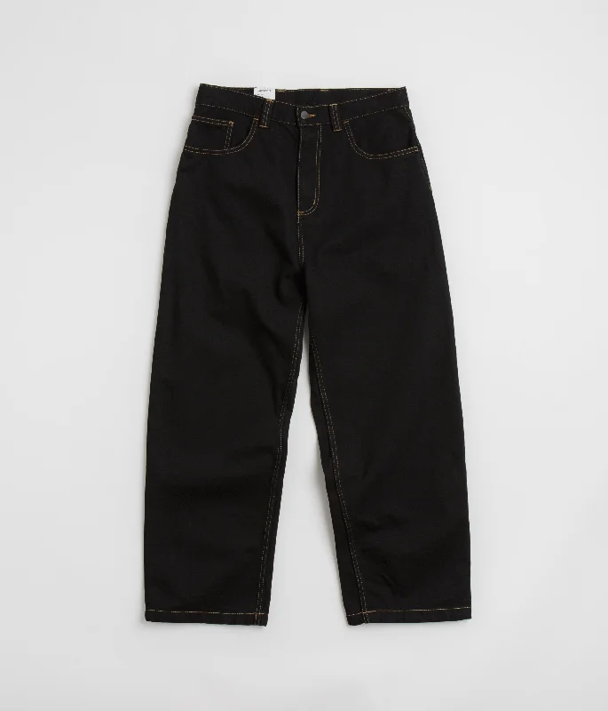 Pants-Quick-Dry-Carhartt Brandon Denim Pants - Black Rinsed