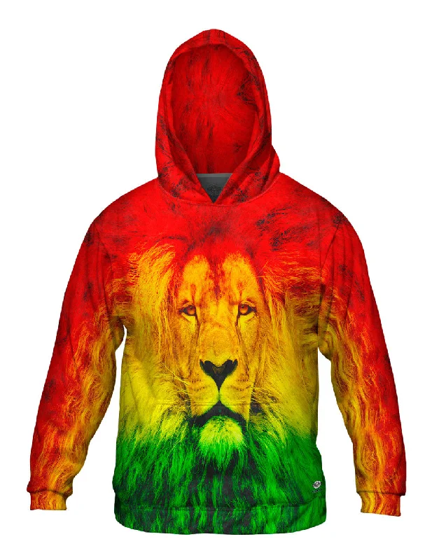 Hoodie-Punk-Rastafarian Lion