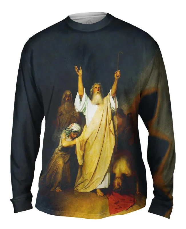 Long-Sleeve-Zip-Up-Ivan Kramskoy - "Prayer Of Moses After The Israelites Go Through The Red Sea" (1861)