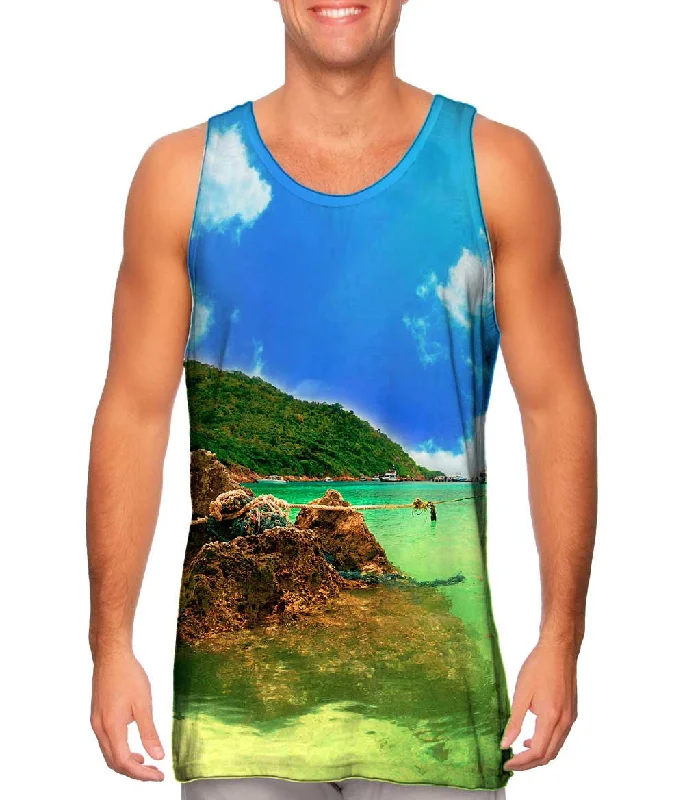 Tank-Top-Polka-Dot-Cliff Of Vacation Future