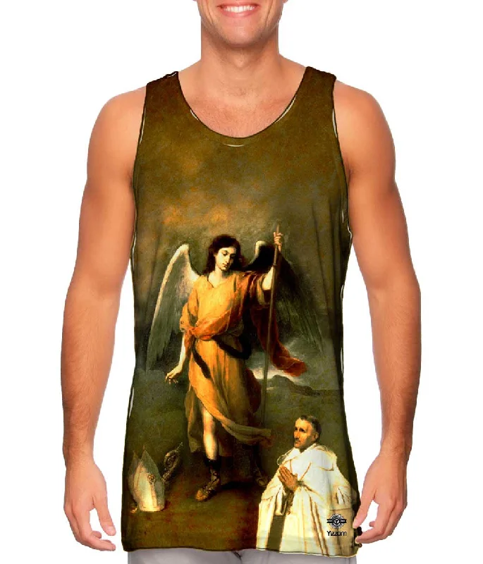 Tank-Top-Summer-Bartolome Esteban Murillo - "Saint Raphael the Archangel" (1680)